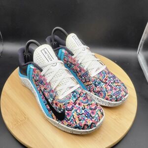Nike Metcon 6 Women 8.5 Training Shoes Multi-Color Doodle Print AT3160-104
